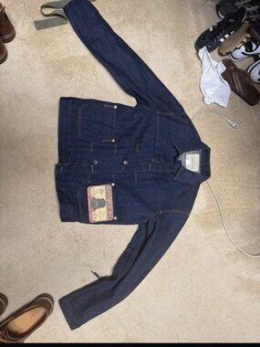 Double RL (RRL) Selvedge Denim Jacket – Size Small – Brand New With Tags